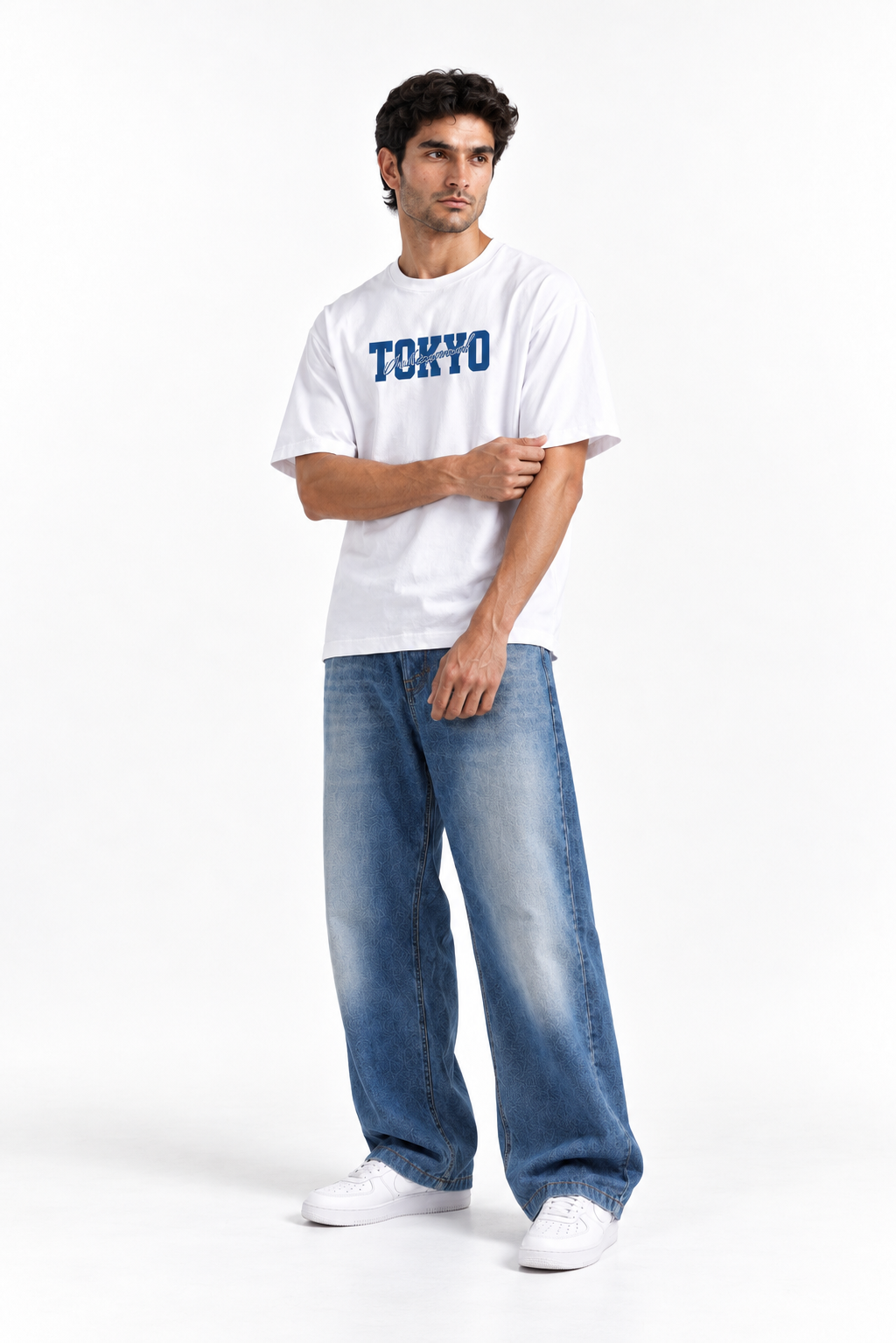 Tokyo Underground Oversized T-Shirt White