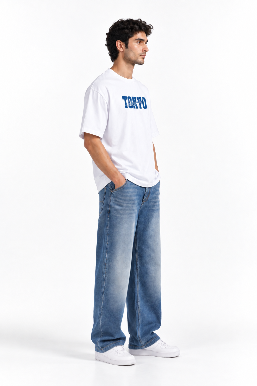 Tokyo Underground Oversized T-Shirt White
