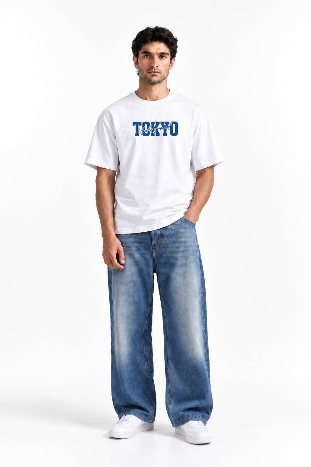 Tokyo Underground Oversized T-Shirt White