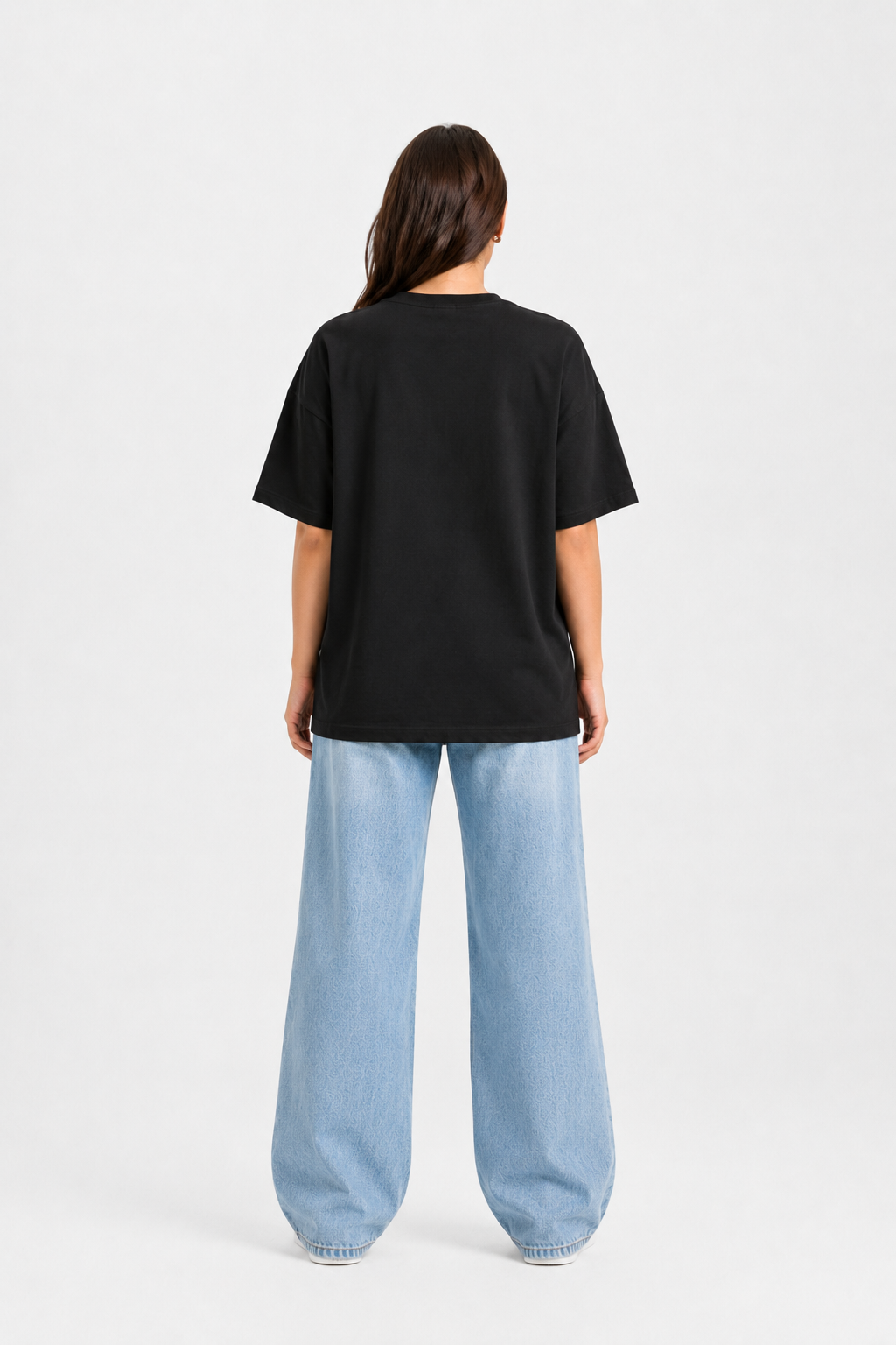Self Love Graphic Oversized T-Shirt Black