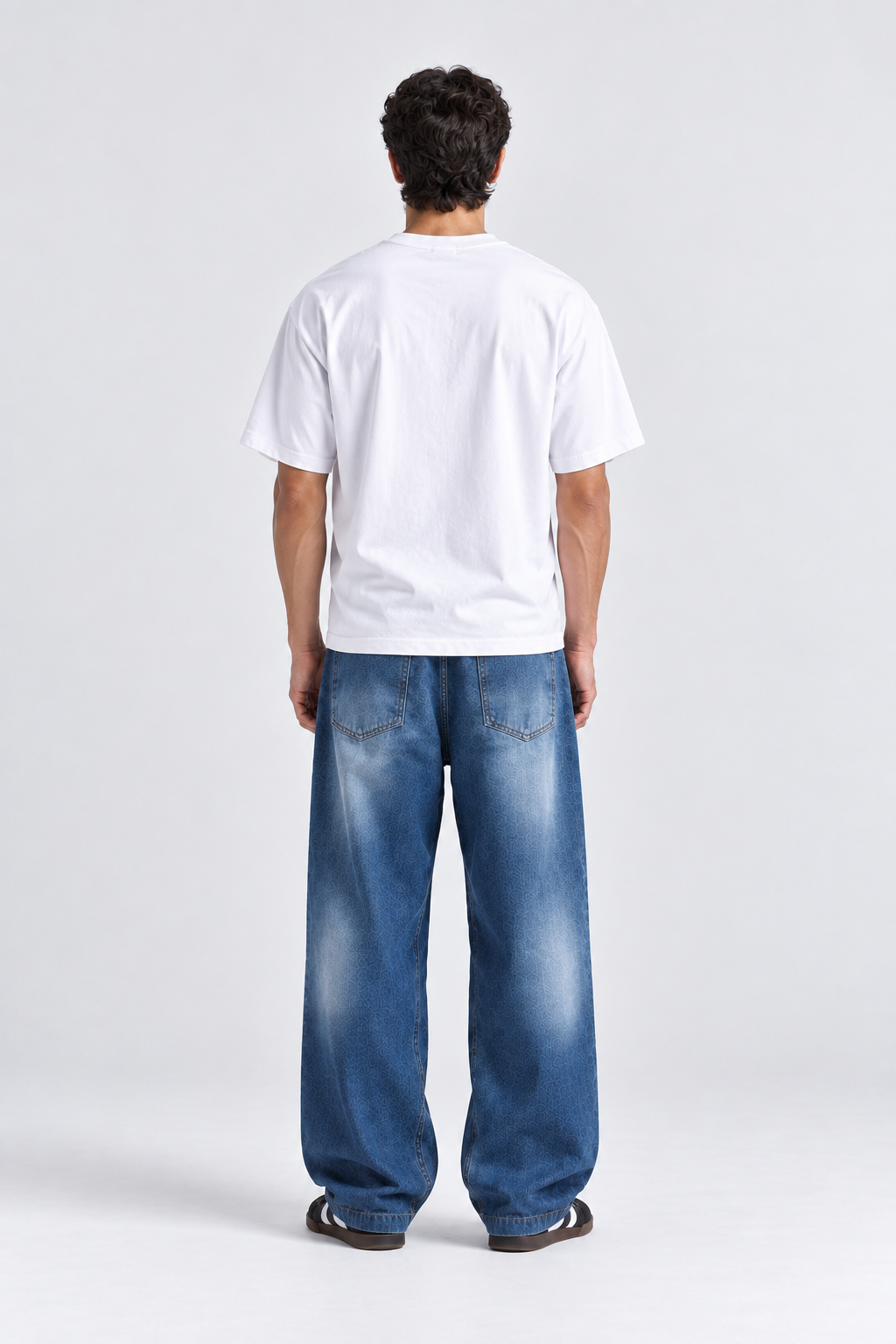 Gothic Graphic Oversized T-Shirt - White