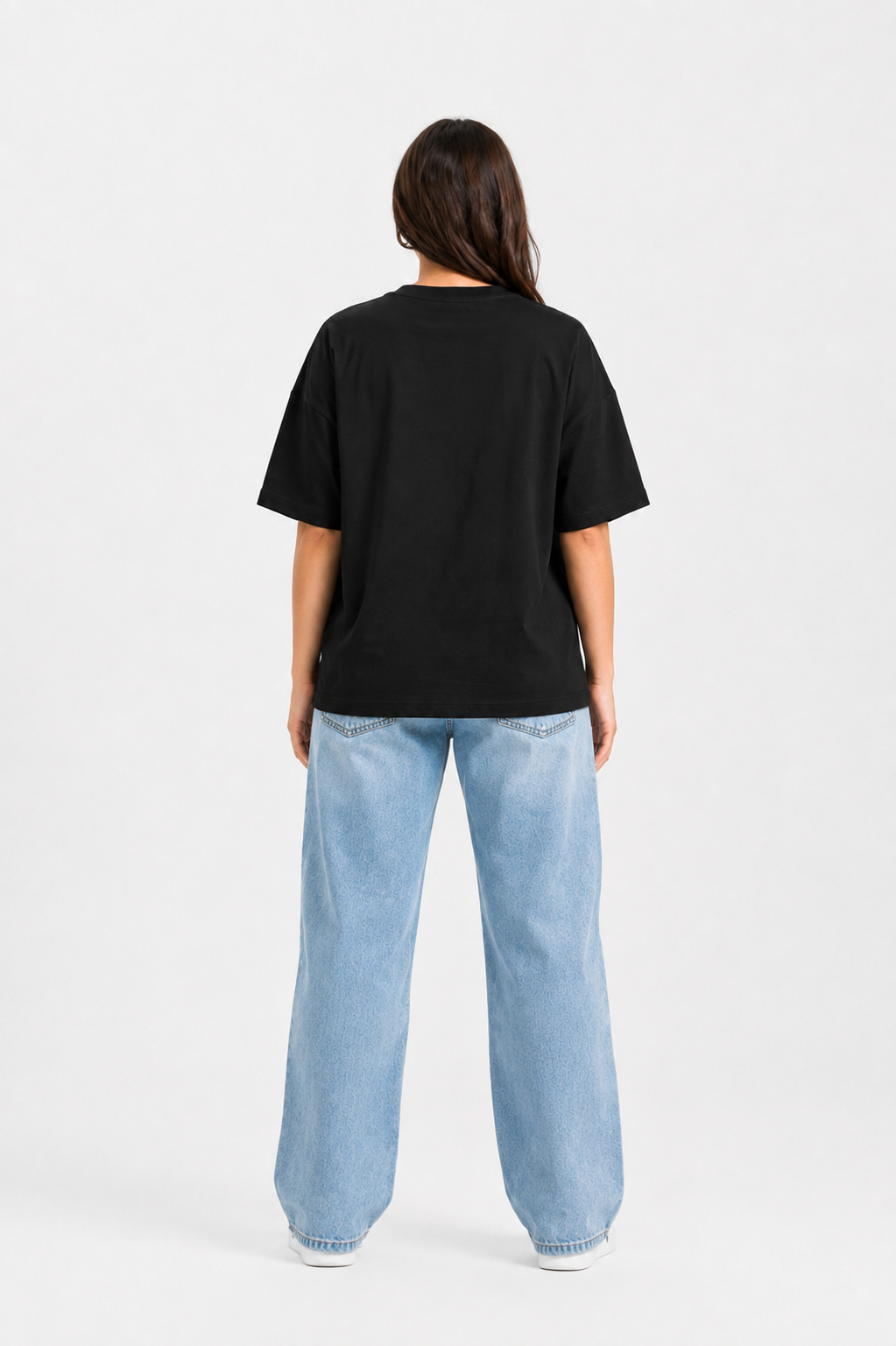African Heritage Graphic Oversized T-Shirt Black