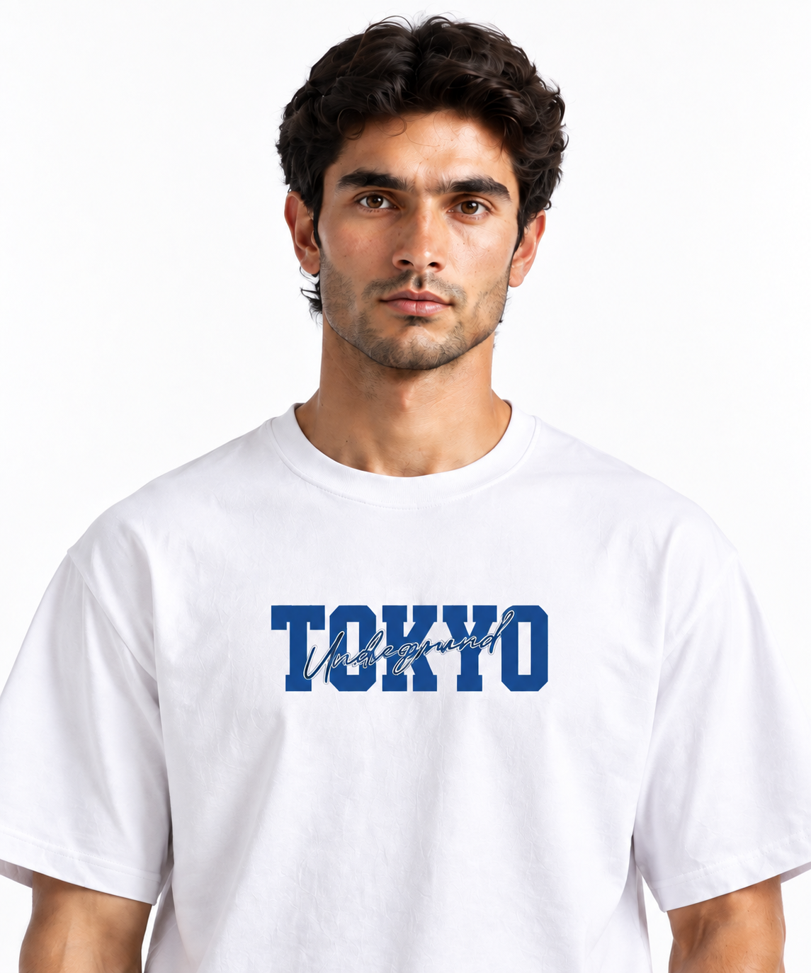 Tokyo Underground Oversized T-Shirt White